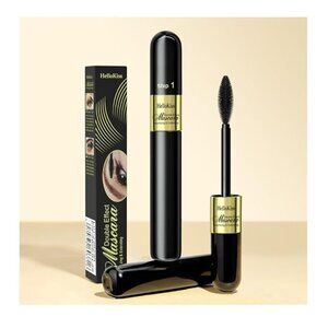 Hellokiss Double Effect Tubing Luxurious Black Mascara NIB